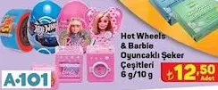 HOT WHEELS & BARBİE OYUNCAKLI ŞEKER ÇEŞİTLERİ